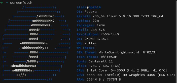 fedora_screenfetch